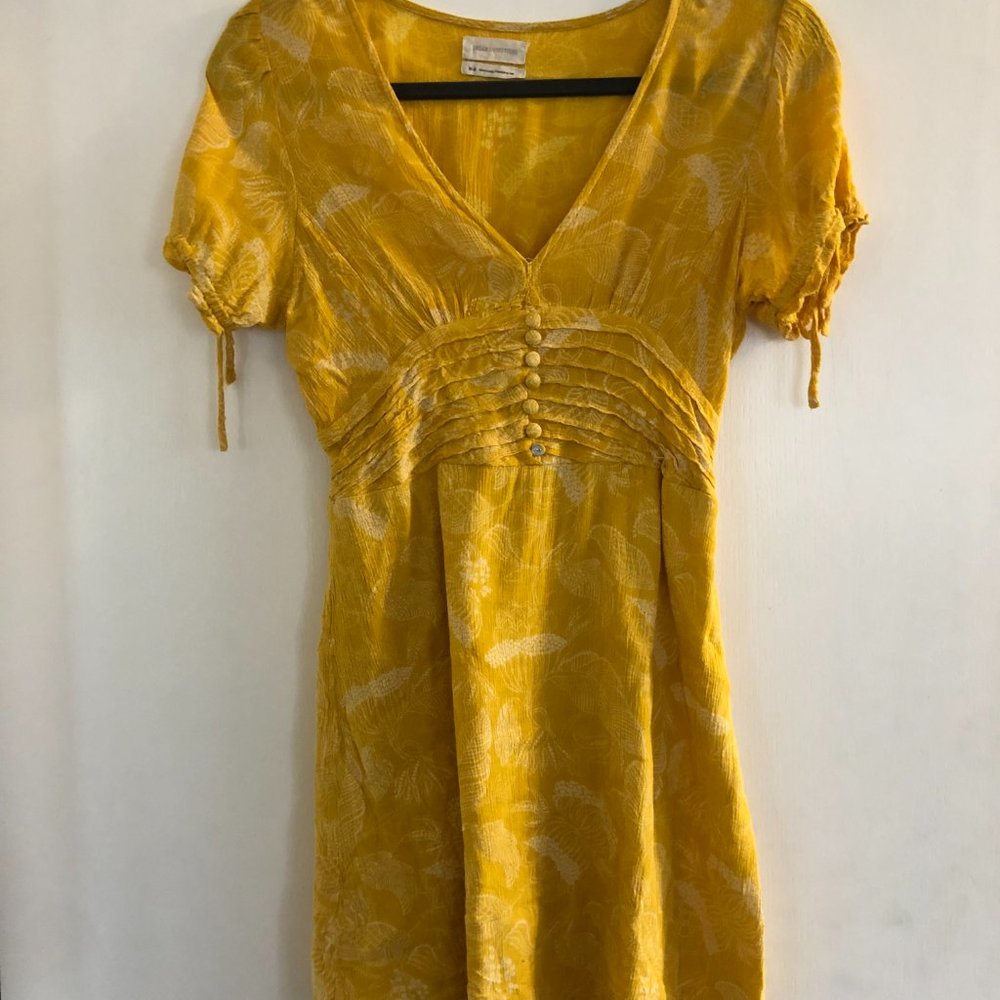 Size M - Urban Outfitters Yellow Sun Dress